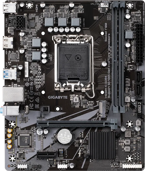 GIGABYTE H610M K DDR4