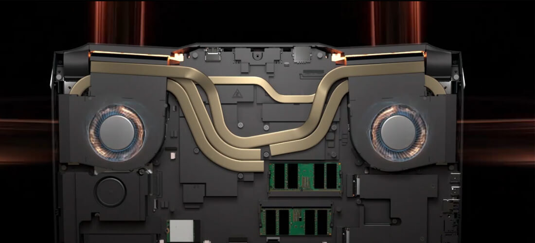 A better cooling system is the key to get higher performance on high level CPU and GPU notebooks.