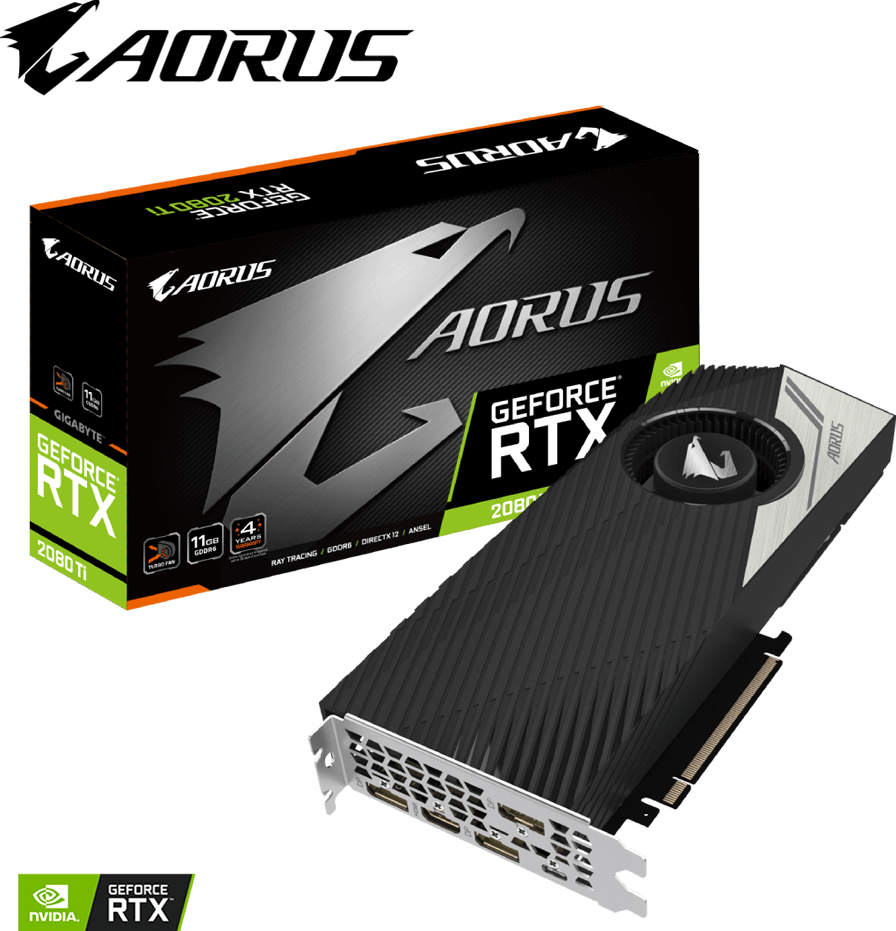 AORUS GeForce RTX™ 2080 Ti TURBO 11G Graphics Card - GIGABYTE Global