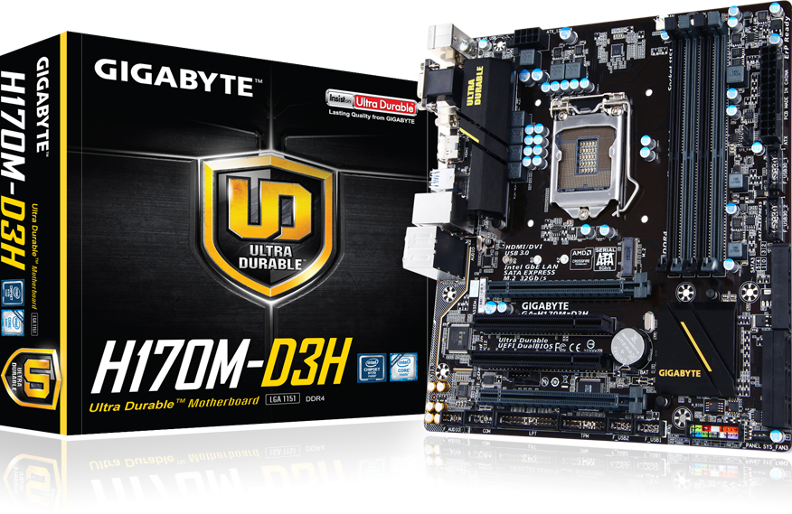 Moederbord - GA-H170M-D3H