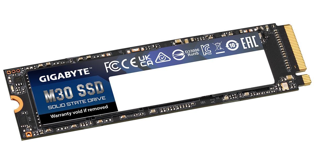 جيجابابت تصدر أحدث سلسلة من وحدات التخزين M30 PCIe 3.0 x4 SSD