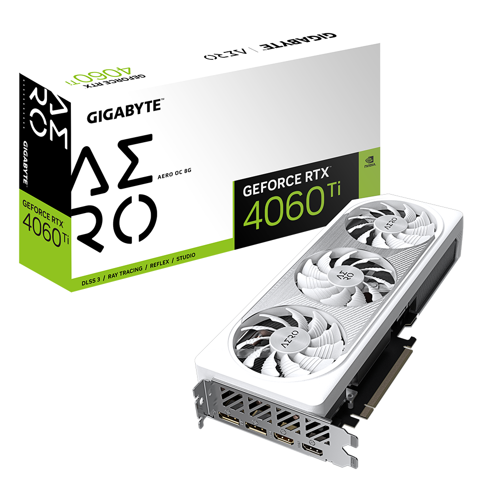 Gigabyte AORUS GeForce RTX 4060 Ti ELITE 8GB GDDR6 Cartes graphique