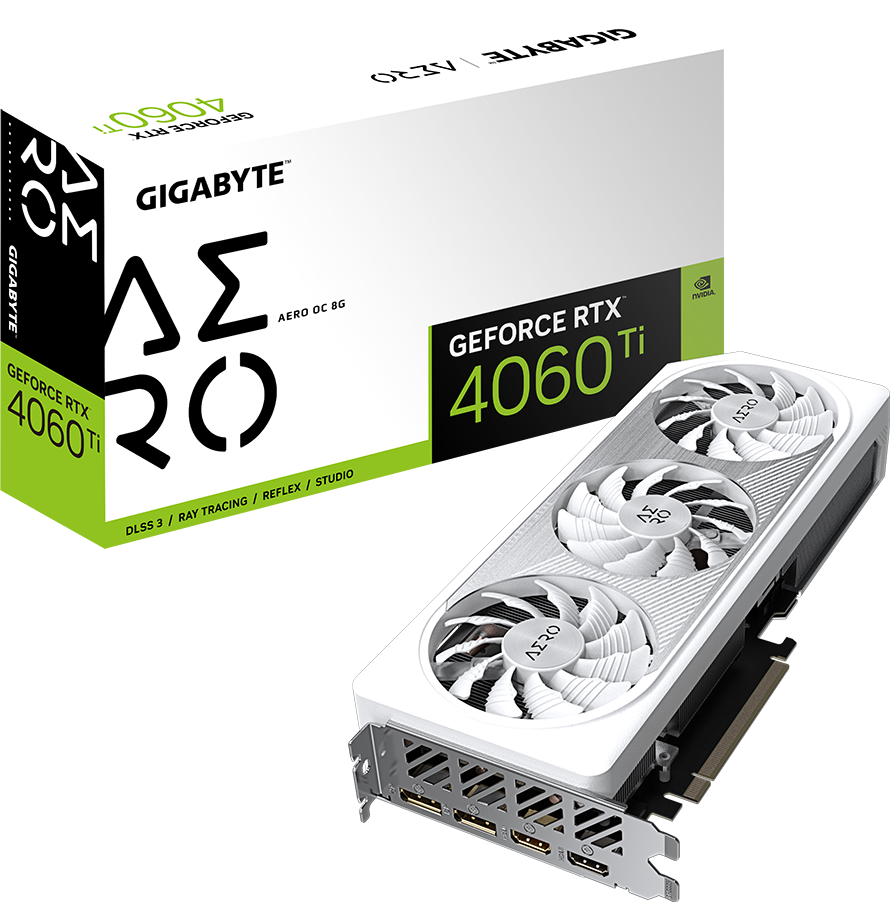 GeForce RTX™ 4060 Ti AERO OC 8G - GIGABYTE U.S.A.