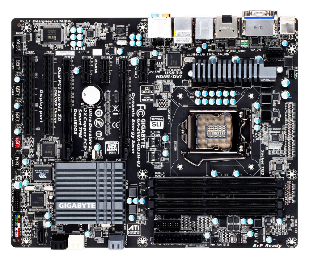 GigabyteGA-586HX CPU vga simmx6 BIOS起動確認 GA-Z68X-UD3H-B3｜AORUS - GIGABYTE France