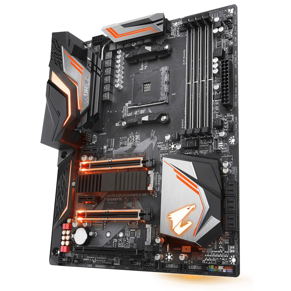 X470 AORUS GAMING 5 WIFI (rev. 1.0) 主な特徴 | マザーボード