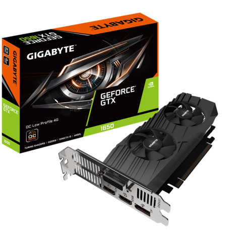 GeForce® GTX 1650 D6 OC Low Profile 4G Key Features | Graphics Card -  GIGABYTE Global