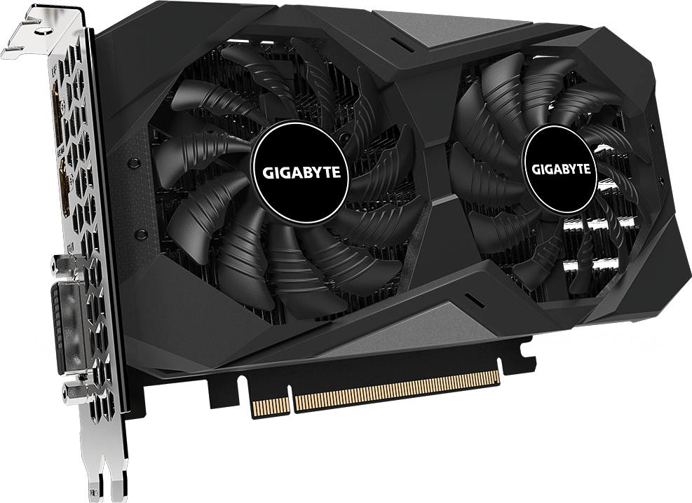 GeForce® GTX 1650 D6 WINDFORCE OC 4G (Rev. 1.0) Placas de Vídeo