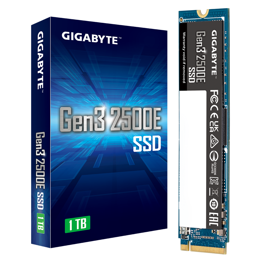 GIGABYTE Gen3 2500E SSD 1TB Key Features