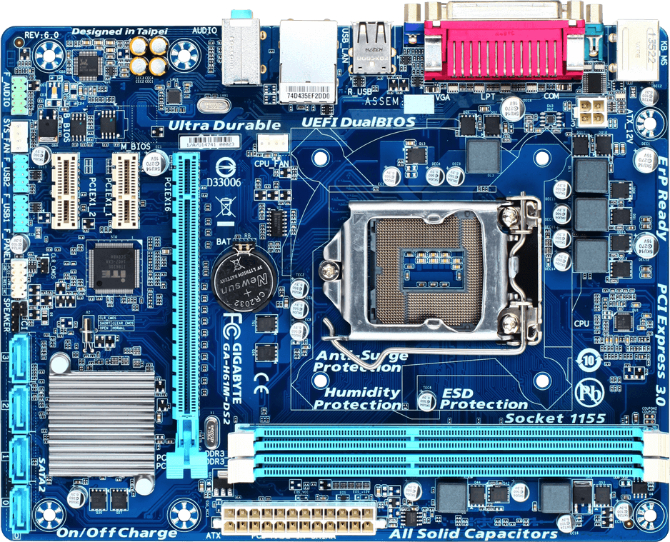 Motherboard - GA-H61M-DS2