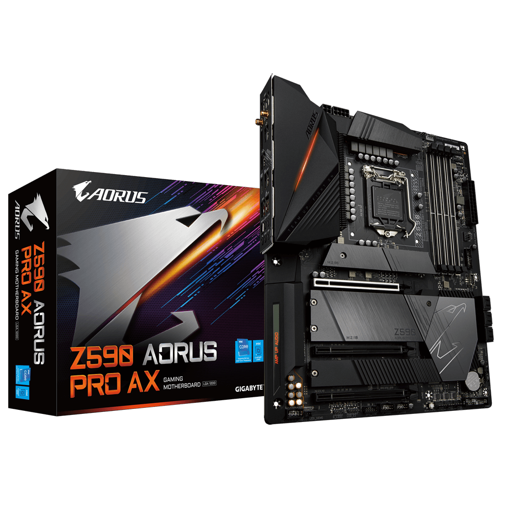 洗濯機可 GIGABYTE Z590 AORUS PRO AX Rev.1.0 マザーボード ATX Intel