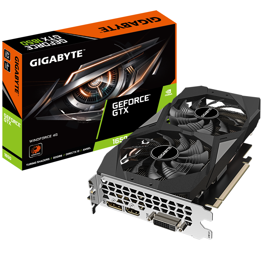 GeForce® GTX 1650 D6 WINDFORCE 4G