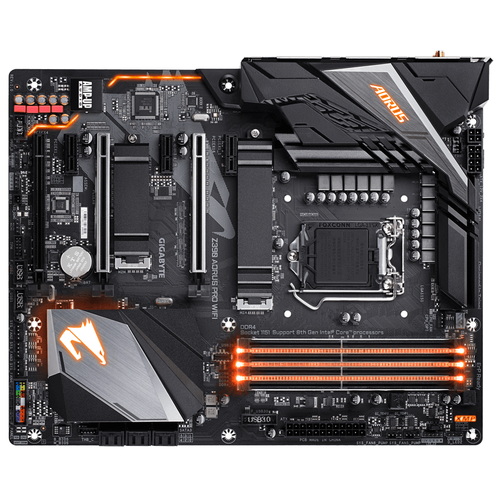 Z390 AORUS PRO WIFI (rev. 1.0) Key Features | Motherboard