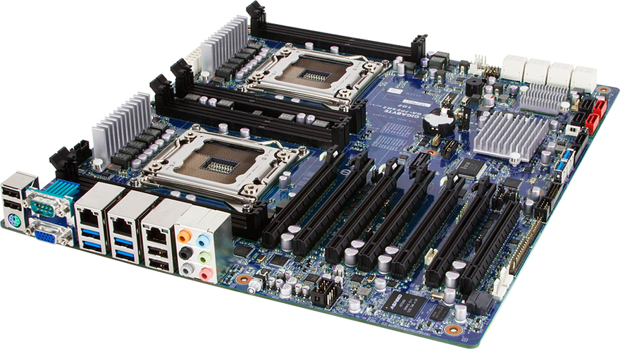 GIGABYTE GA-7WESV REV:2.1 LGA2011-V3 Dual Xeon マザーボード E5