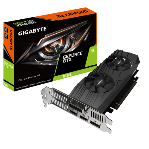 GeForce® GTX 1630 D6 Low Profile 4G