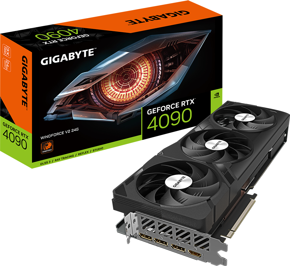【保証あり】GIGABYTE GEFORCE RTX4090 WINDFORCE 34883