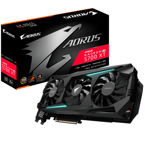 AORUS Radeon™ RX 5700 XT 8G (rev. 2.0) - Graphics Card
