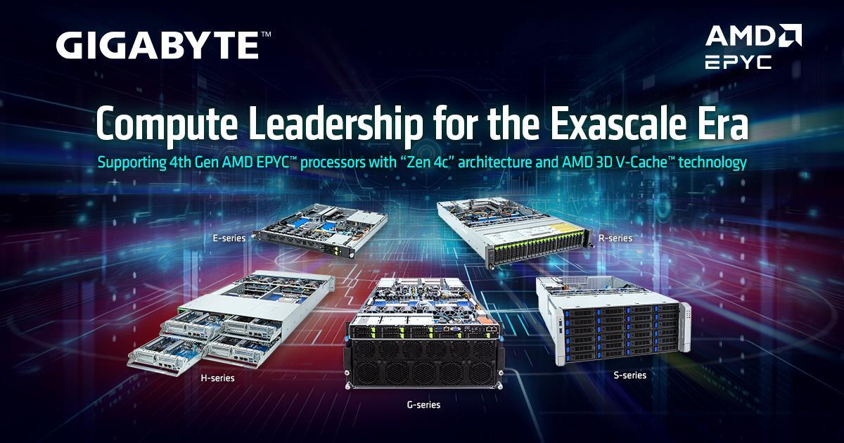 Giga Computing breidt ondersteuning uit voor AMD EPYC™-processors van de vierde generatie voor cloud native computing en technical computing