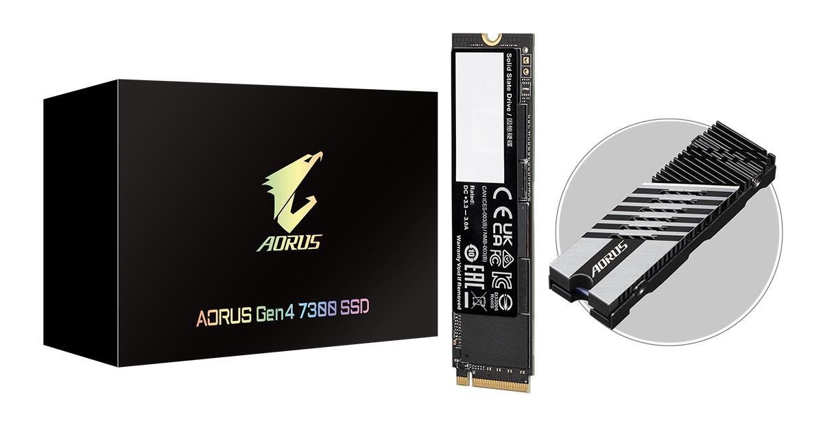 Enjoy the Evolution Speed with AORUS Gen4 7300 SSD!