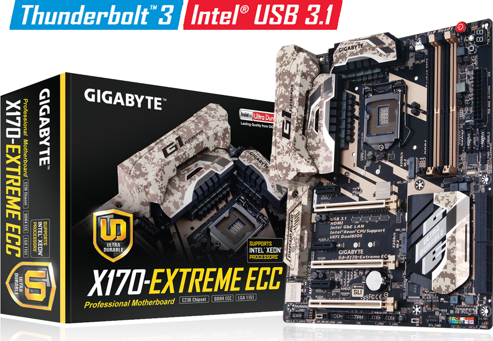 Motherboard - GA-X170-EXTREME ECC
