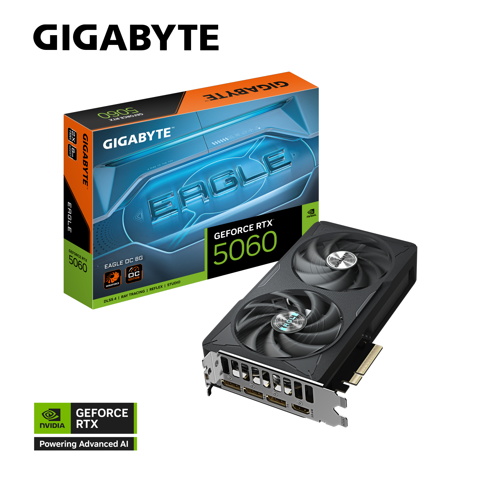 GeForce RTX™ 5060 EAGLE OC 8G｜AORUS - GIGABYTE Latvija