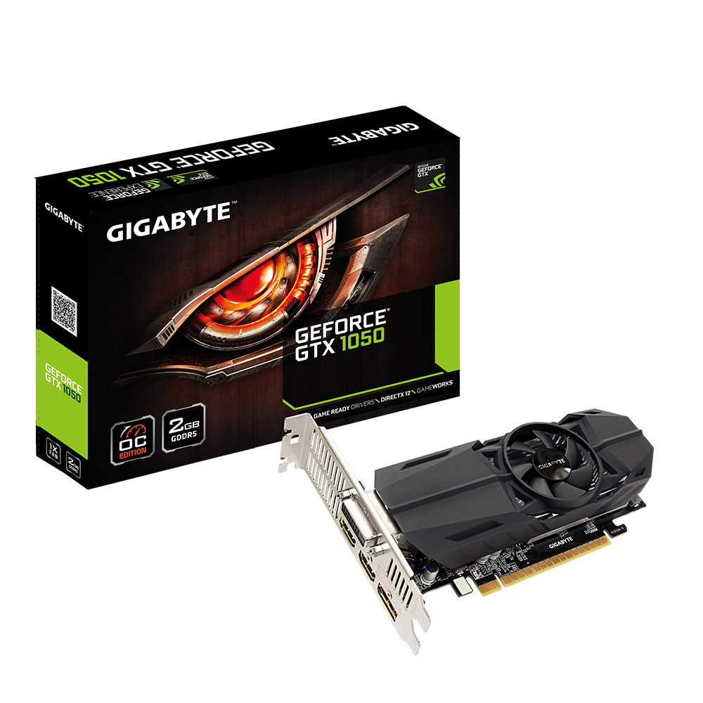 GeForce® GTX 1050 OC Low Profile 2G Key Features | Graphics Card