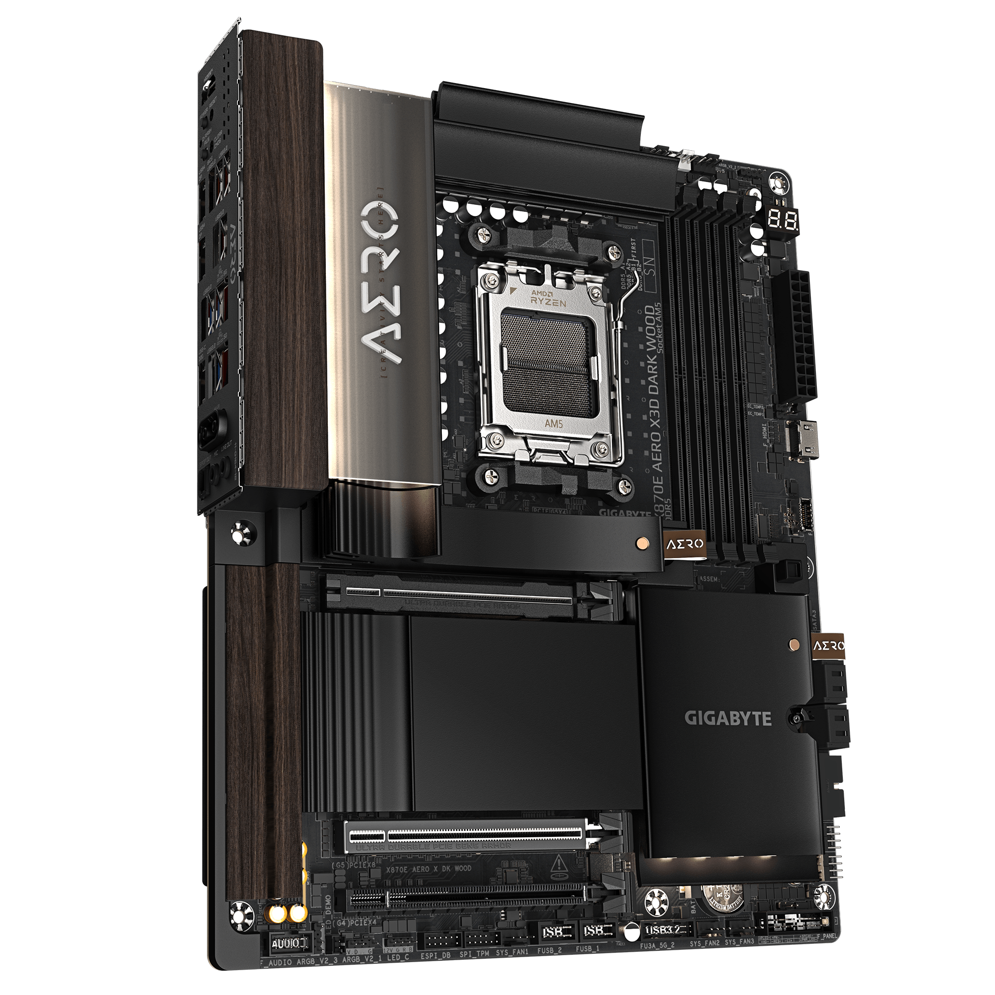 Motherboard - X870E AERO X3D DARK WOOD