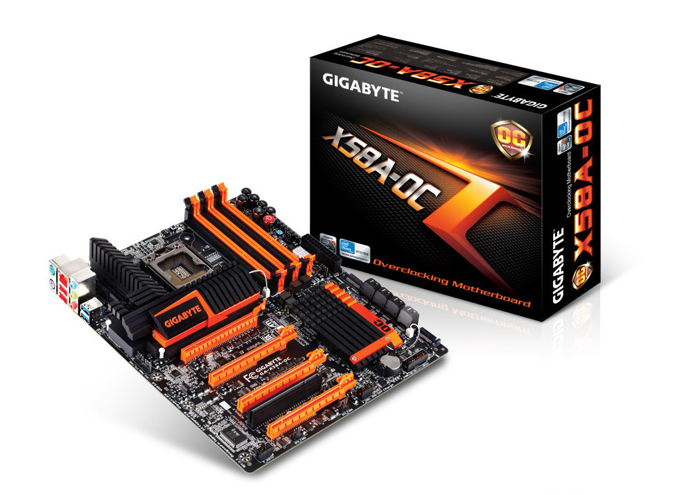 マザーボード GIGABYTE X58A-OCPC/タブレット