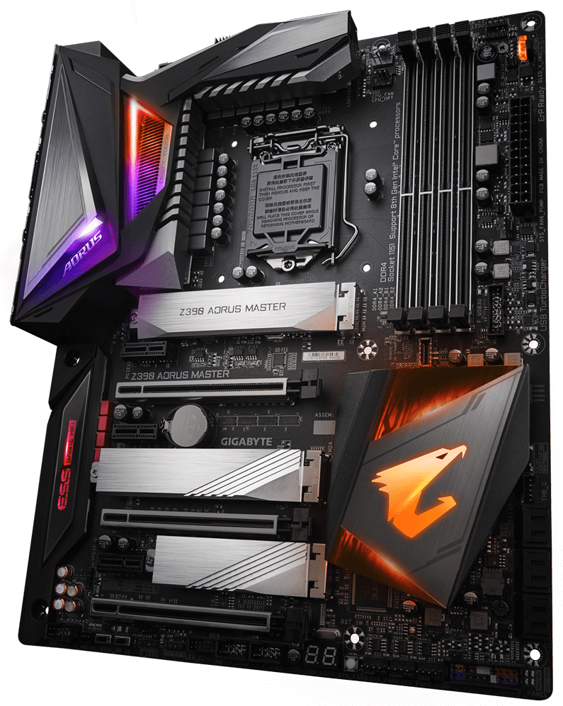 Z390 Gigabyte AORUS MASTER ATX マザーボード Z390 AORUS MASTER (Rev. 1.0) - GIGABYTE Brazil