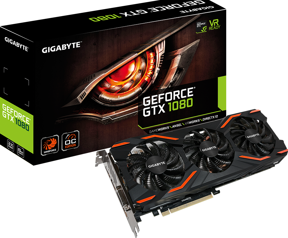 Graphics Card - GeForce® GTX 1080 WINDFORCE OC 8G