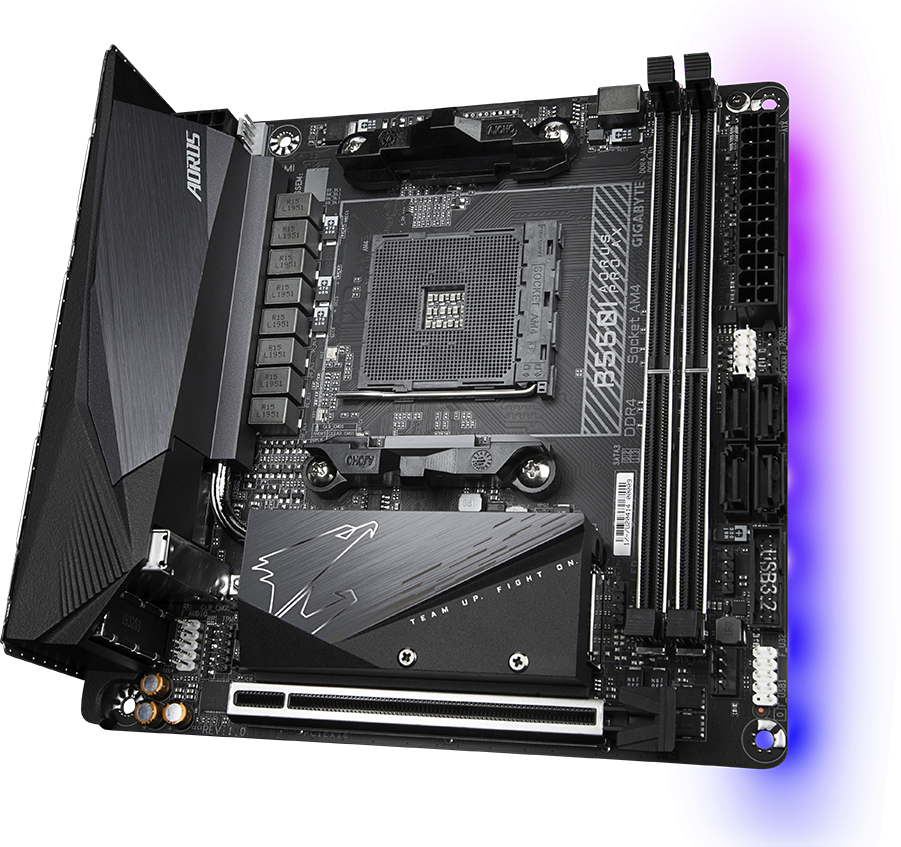 B550I AORUS PRO AX (Rev. 1.1) マザーボード - GIGABYTE Japan