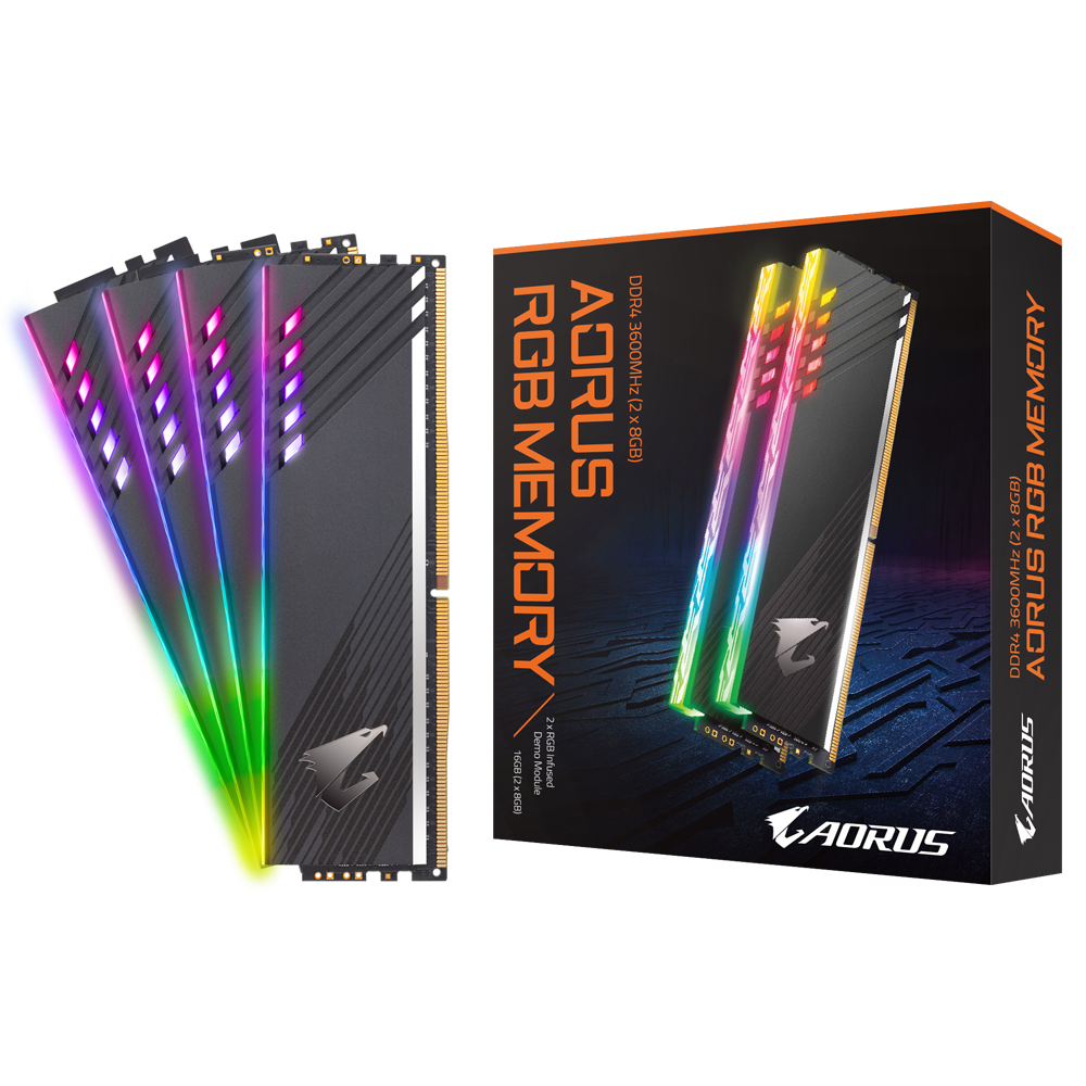 AORUS RGB Memory 16GB (2x8GB) 3600MHz (With Demo Kit)