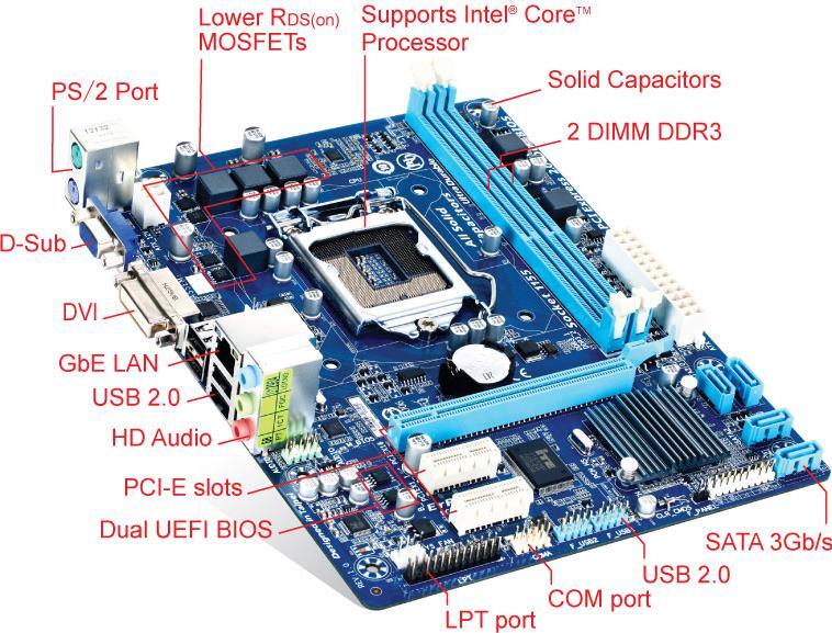 GA-H61M-DS2 DVI (Rev. 1.0) - GIGABYTE Global
