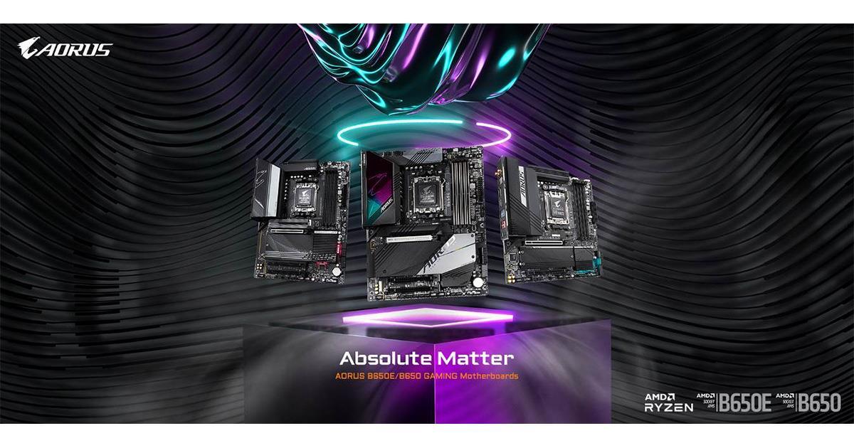 A GIGABYTE Bemutatja az AMD B650 Alaplapsorozatot Prémium Teljesítménnyel
