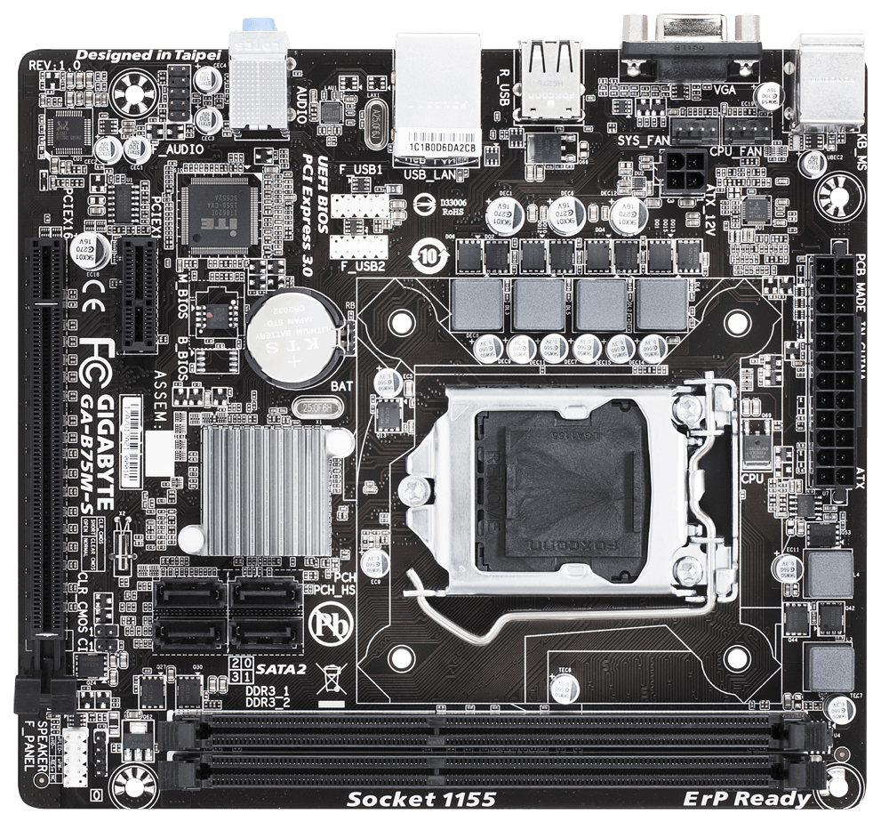 GA-B75M-S (rev. 1.0) Overview | Motherboard - GIGABYTE Global