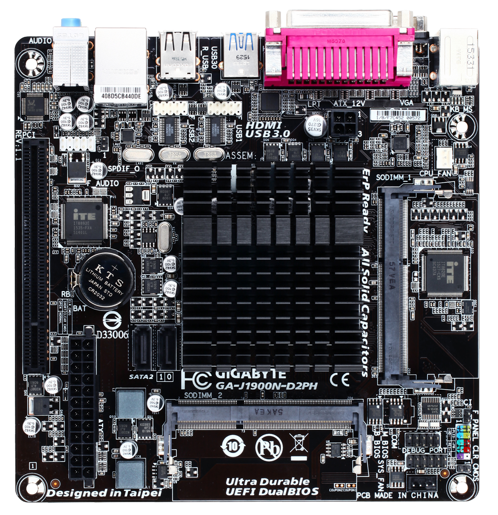 GAJ1900ND2PH (rev. 1.x) Overview Motherboard GIGABYTE Canada