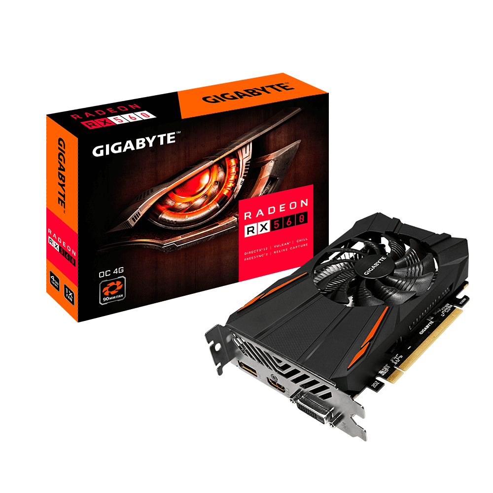 Radeon RX 560 OC 4G rev. 3.0 Support Graphics Card GIGABYTE