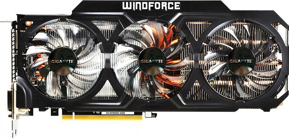 グラフィックボード・グラボ・ビデオカード GIGABYTE WINDFORCE GTX760 GV-N760OC-4GD(rev.1.0/1.1) - GIGABYTE Global