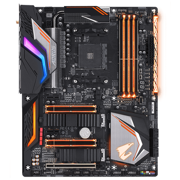 X470 AORUS GAMING 7 WIFI (rev. 1.0) Key Features | Motherboard 