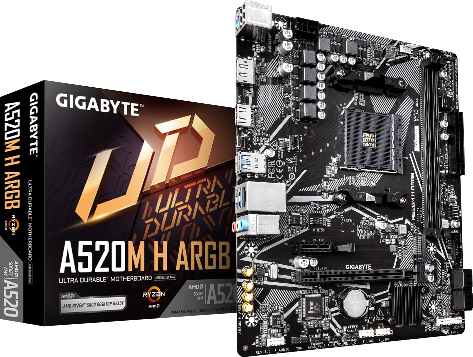 Motherboard - A520M H ARGB