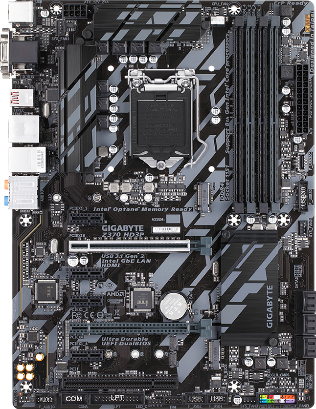 Z370 HD3P (Rev. 1.0) Motherboard Specifications - GIGABYTE Global