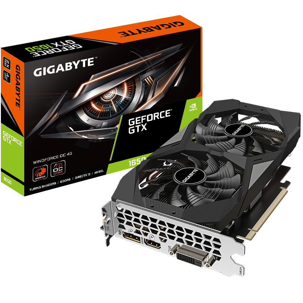GeForce® GTX 1650 D6 WINDFORCE OC 4G