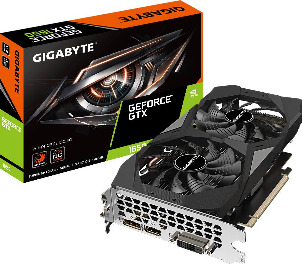 Graphics Card - GeForce® GTX 1650 D6 WINDFORCE OC 4G
