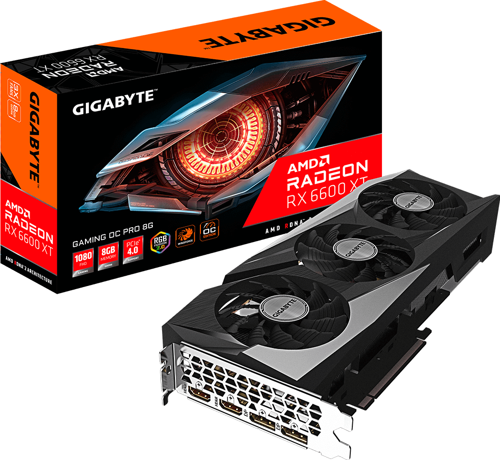 ゲーミングPC ＲＸ６６０0xt Radeon™ RX 6600 XT GAMING OC PRO 8G - GIGABYTE Global