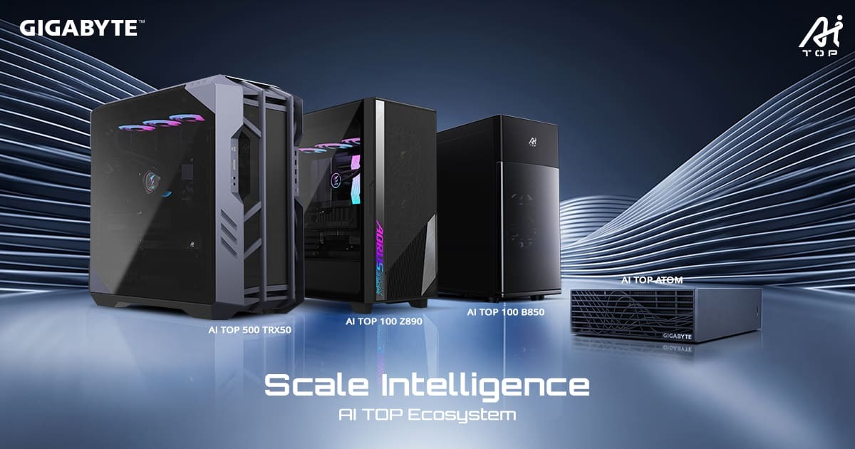 GIGABYTE Expands Its AI TOP Ecosystem for the Next Era of AI Agents