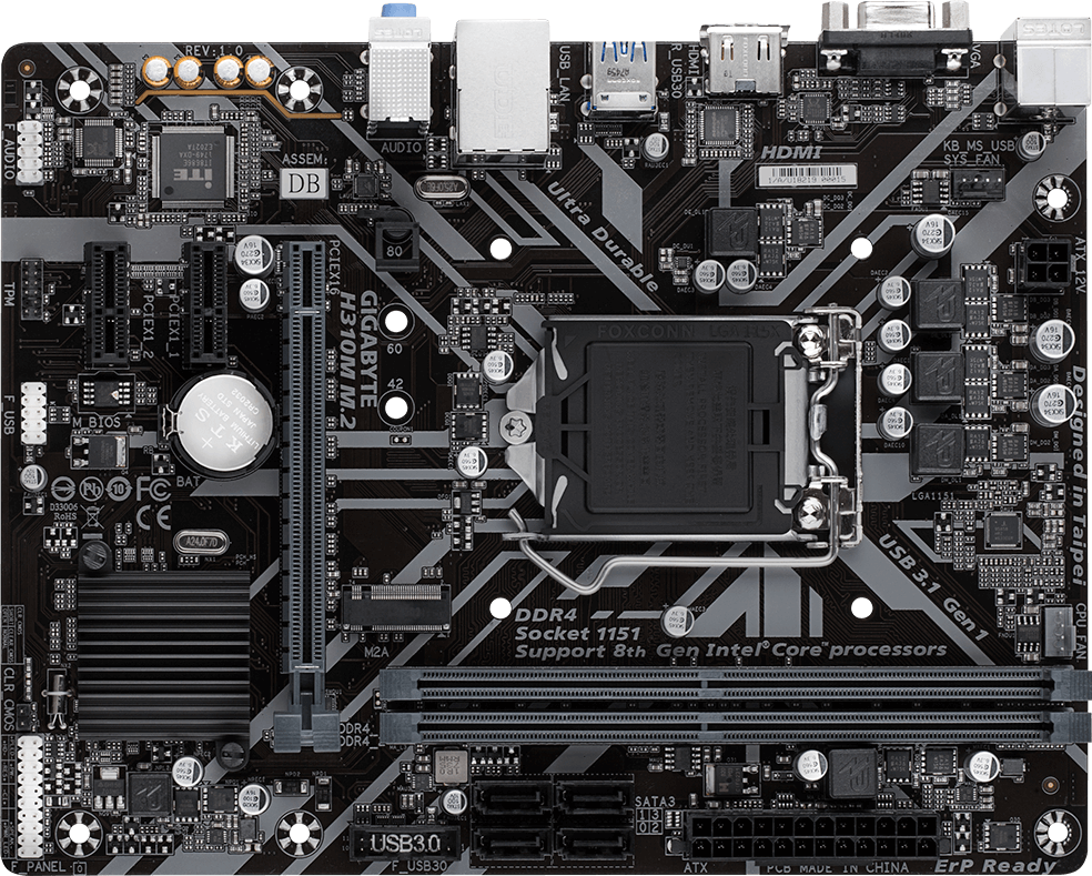 H310M M.2 (Rev. 1.0) Placas-mãe - GIGABYTE Brazil