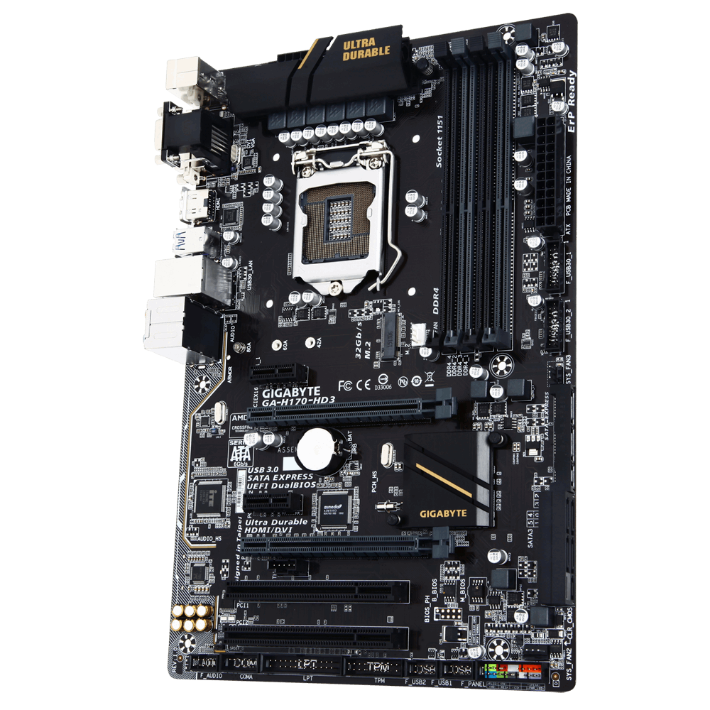 マザーボード H470 HD3 GIGABYTE Gigabyte H470 HD3 LGA 1200 ATX Motherboard H470 HD3 B&H Photo