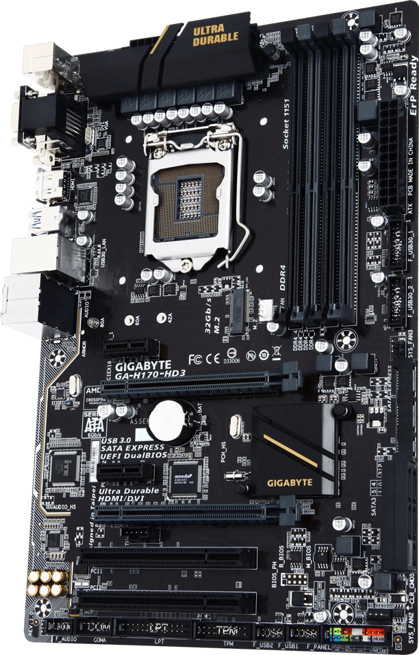 GA-H170-HD3 (Rev. 1.0) マザーボード - GIGABYTE Japan