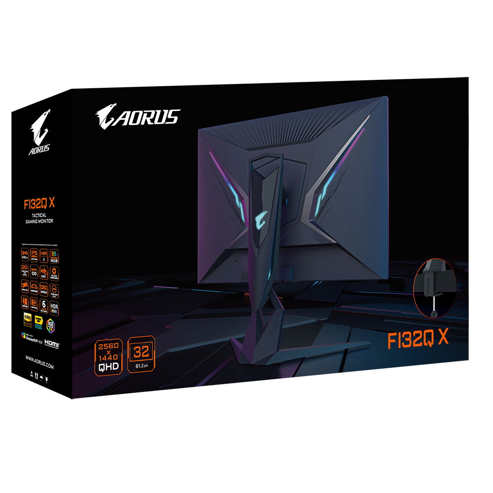 AORUS FI32Q X Gaming Monitor｜AORUS - GIGABYTE Brasil