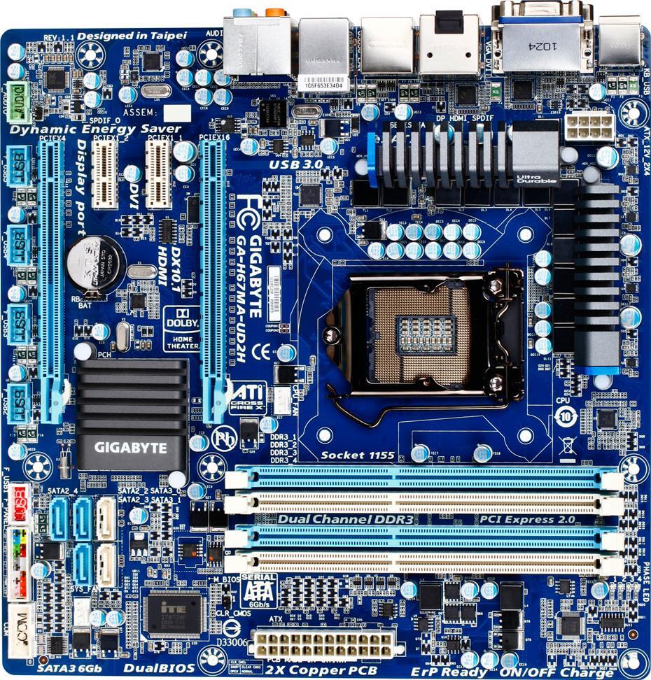Motherboard - GA-H67MA-UD2H