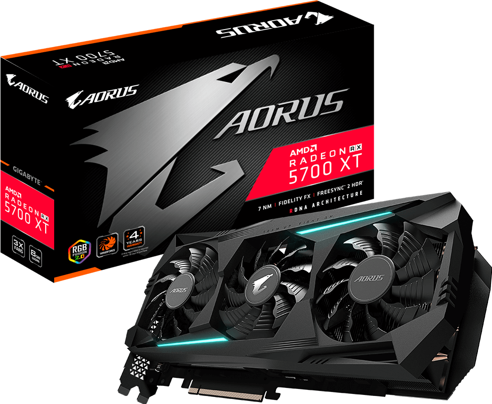 Graphics Card - AORUS Radeon™ RX 5700 XT 8G